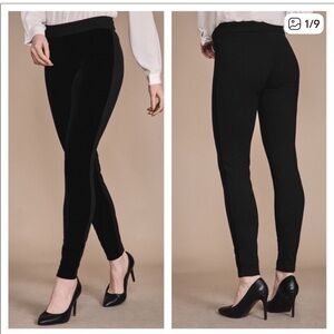 Anne Fontaine Andy Velvet Milano Fabric Leggings
